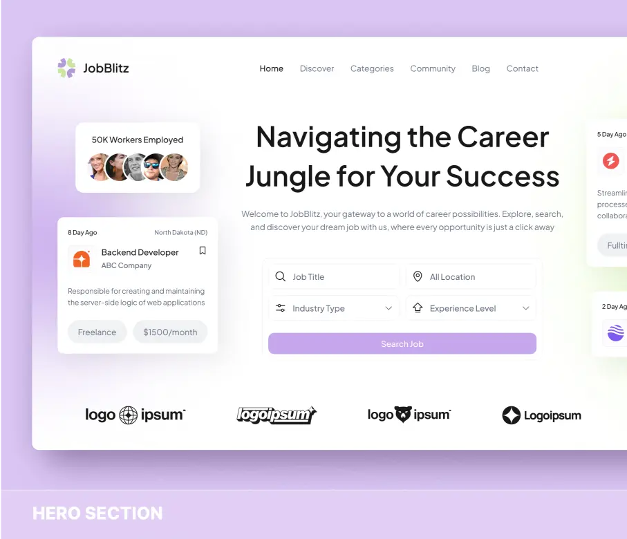 JobBlitz - Figma Template