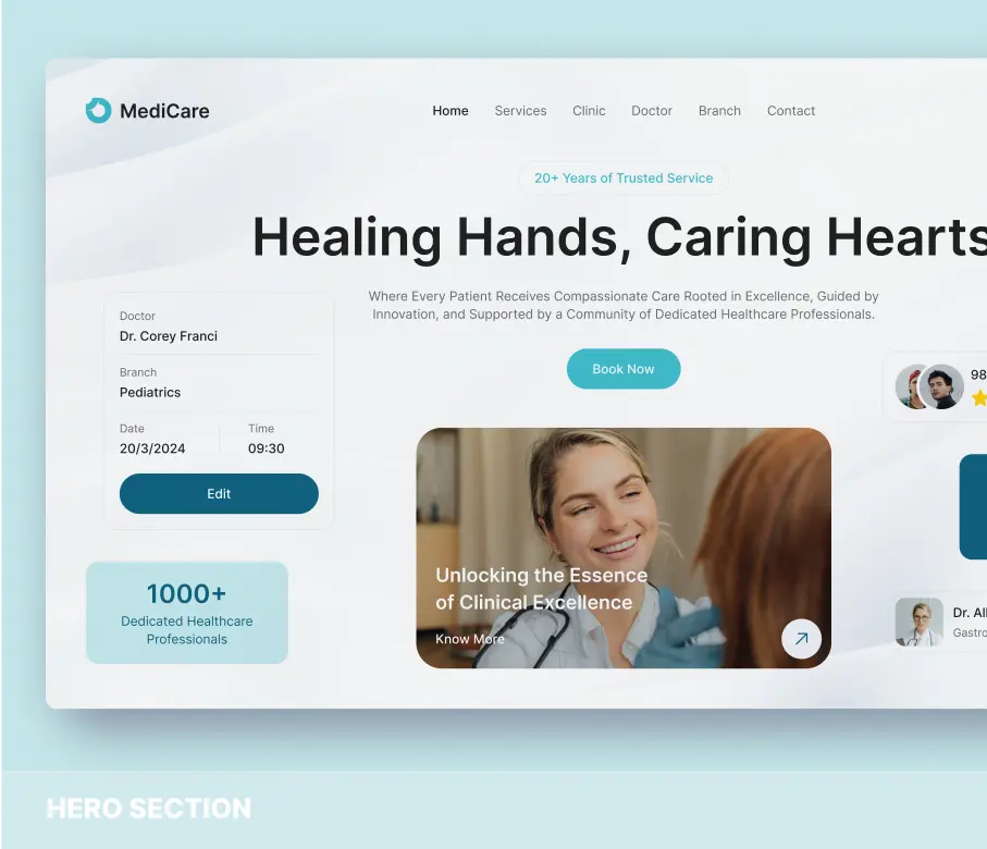 MediCare - Figma Template